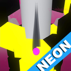 آیکون‌ Stack Breaker 3D - The Neon Stack Game