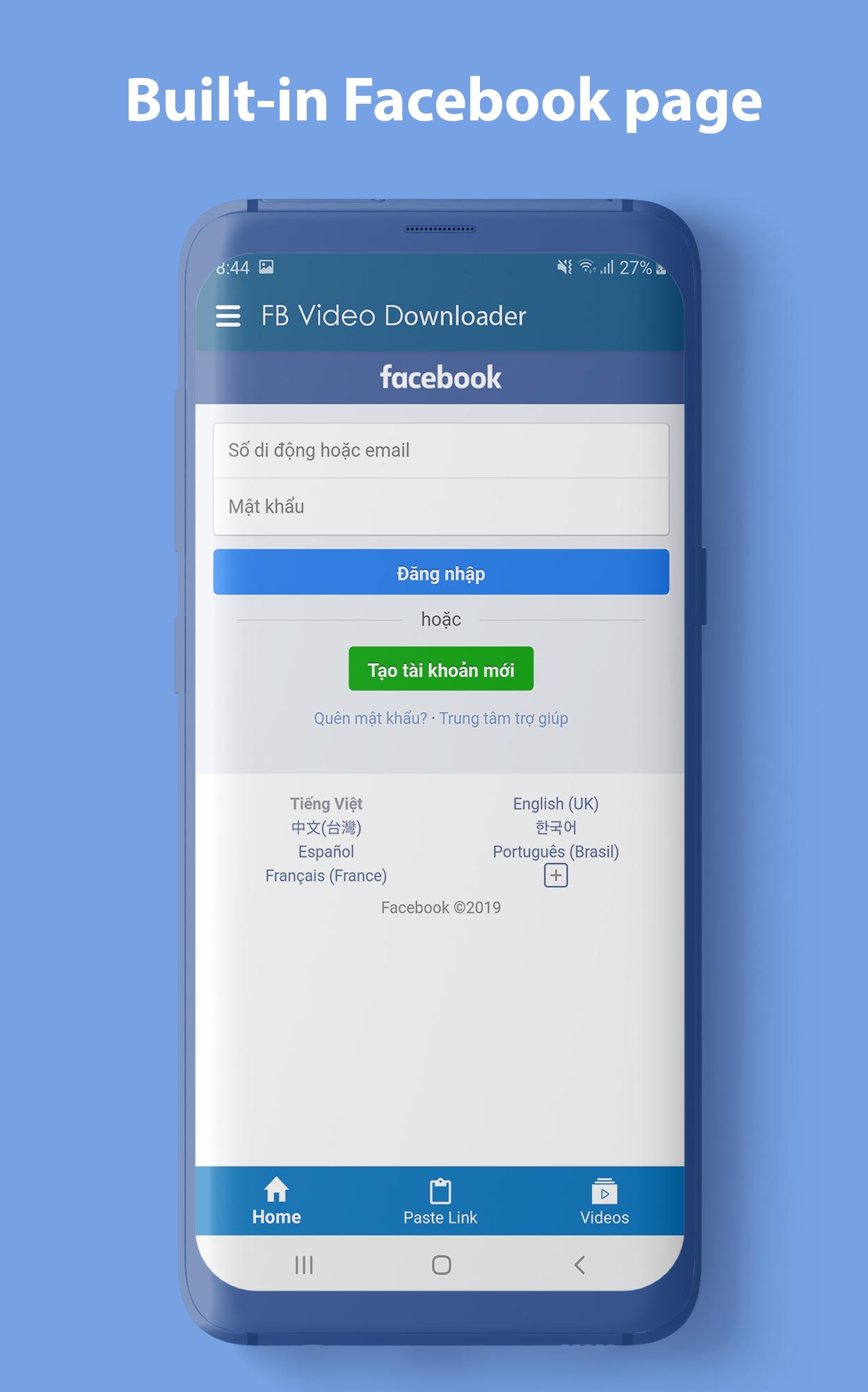 FB video downloader Best FB video saver APK for Android Download