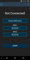 مغير DNS (بدون الجذر) الملصق