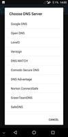 مغير DNS (بدون الجذر) تصوير الشاشة 1