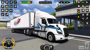 American Truck Driving 3d 2023 captura de pantalla 1