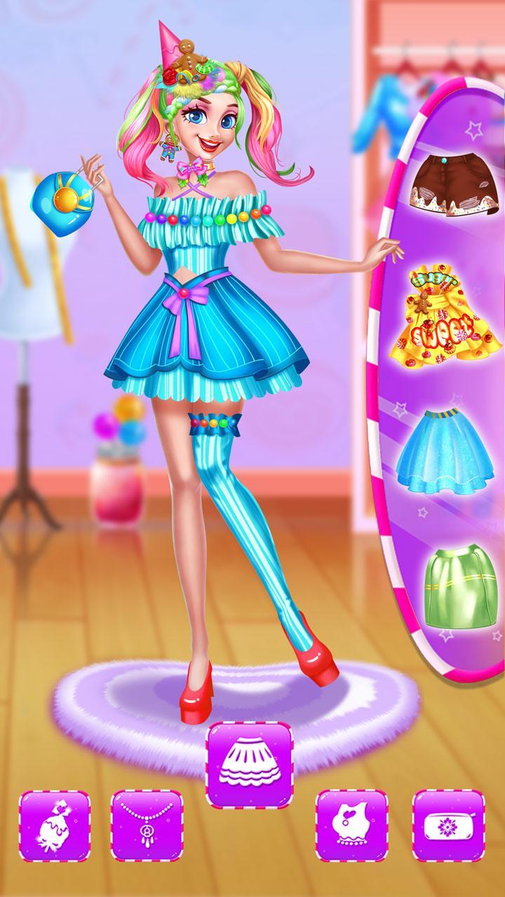 Candy Girl Makeup Dress Up Game For Android Apk Download - roblox candy girl png