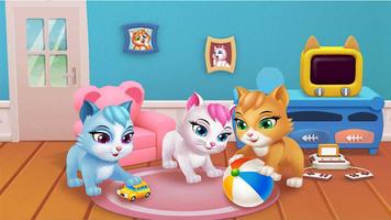 Cute Kitten - 3D Virtual Pet الملصق