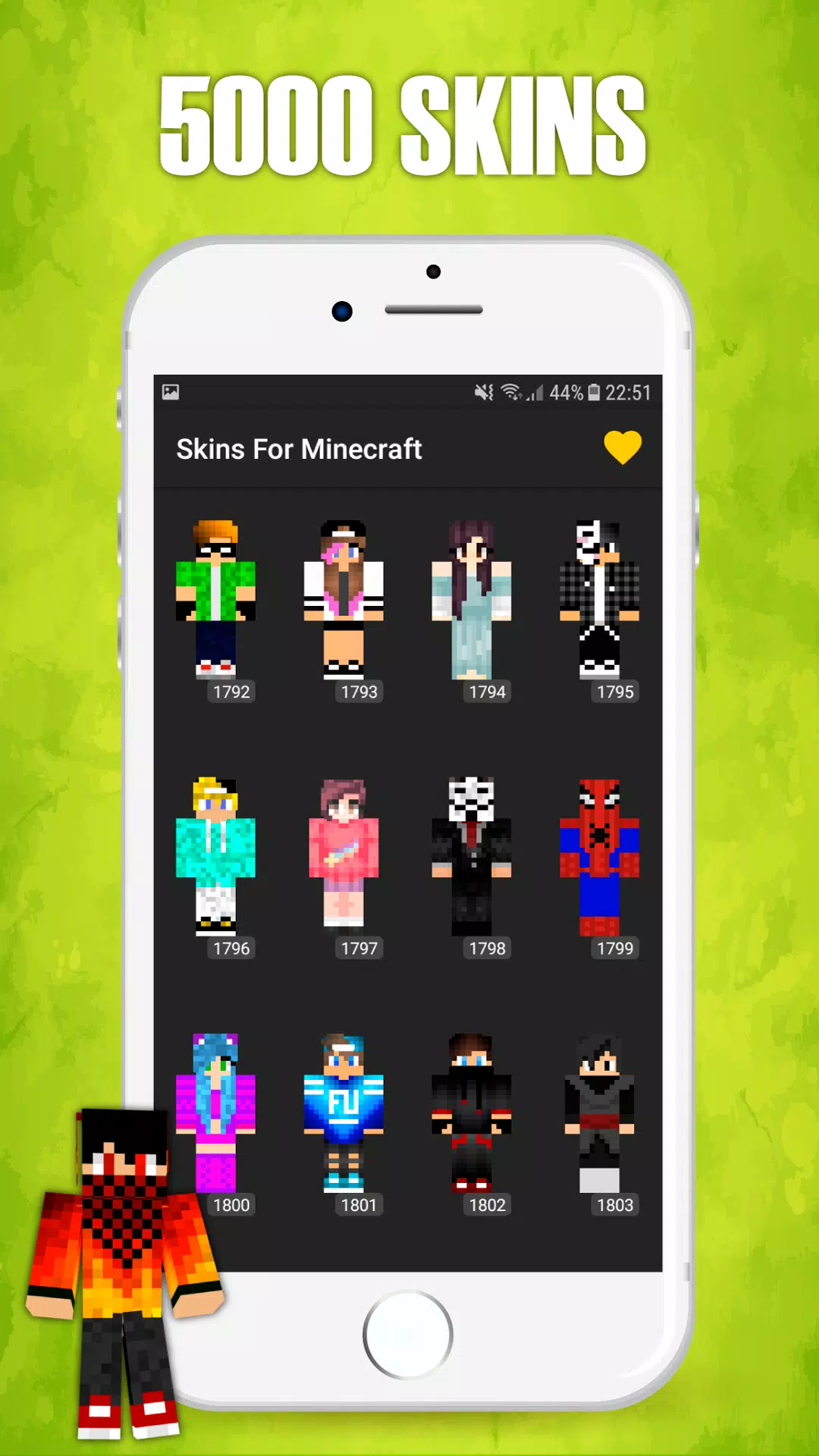 Android용 Skin do Geleia para Minecraft APK 다운로드