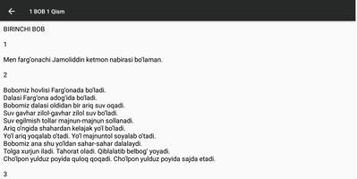 Tog'ay Murod-Otamdan Qolgan Dalalar скриншот 3