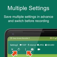 Easy Screen Recorder 2 اسکرین شاٹ 3