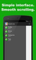 SocialLine for Feedly Affiche