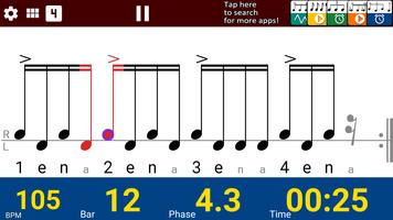 Drum Beat Metronome plakat