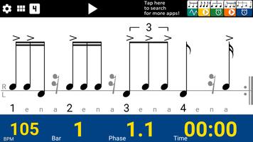 برنامه‌نما Drum Beat Metronome عکس از صفحه