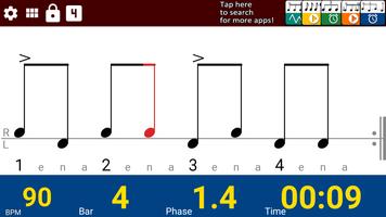 برنامه‌نما Drum Beat Metronome عکس از صفحه