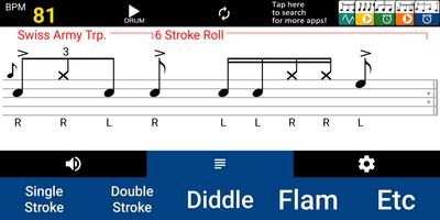 Drum Rudiment Player اسکرین شاٹ 3