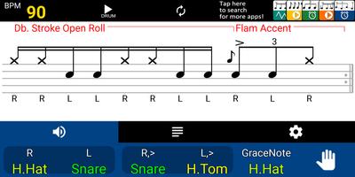 Poster Drum Rudiment Player