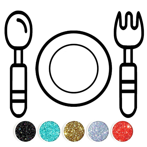 Kitchen Tools Coloring Book