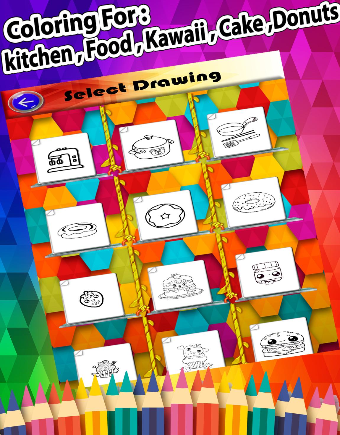 Kitchen Coloring Pages Kids Coloring Book For Android Apk Download
