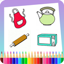 Coloring Book Cooking Kitchen aplikacja