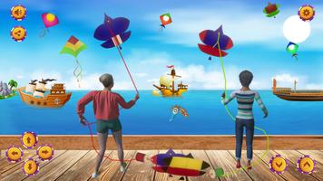 Kite Game 3D Kite Flying Games Affiche