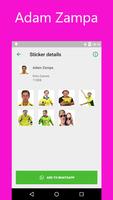 WA Stickers for Australian Cricketer 2019 capture d'écran 2