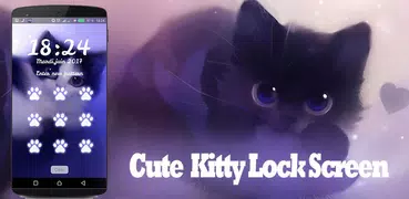 Cute Kitty Lock Screen