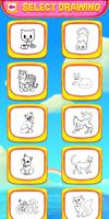 Kitty Coloring Game اسکرین شاٹ 1