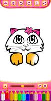 Kitty Coloring Game syot layar 2