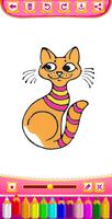 Kitty Coloring Game स्क्रीनशॉट 3