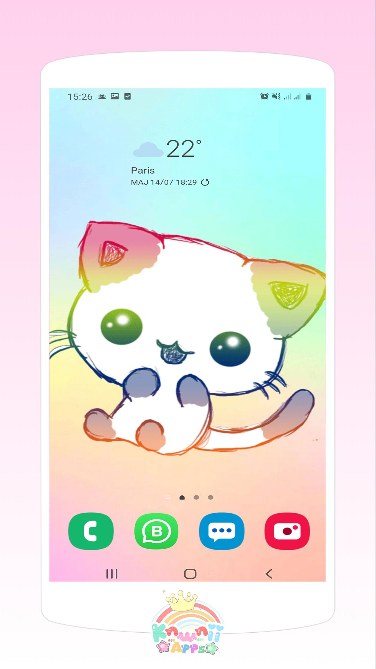 Kawaii Cats Wallpapers - Cute Backgrounds for Android - APK Download