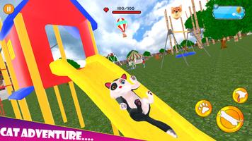 Kitty Cat Game Virtual Cat Run ảnh chụp màn hình 2