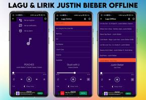 Lagu Lirik Justin Bieber Offline 스크린샷 1