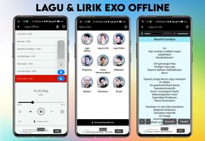 Lagu Lirik EXO Offline Affiche