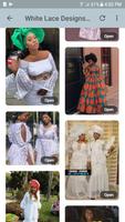 Bamako White Lace Designs. 截图 1