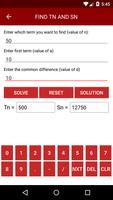 Arithmetic Progression Solver الملصق