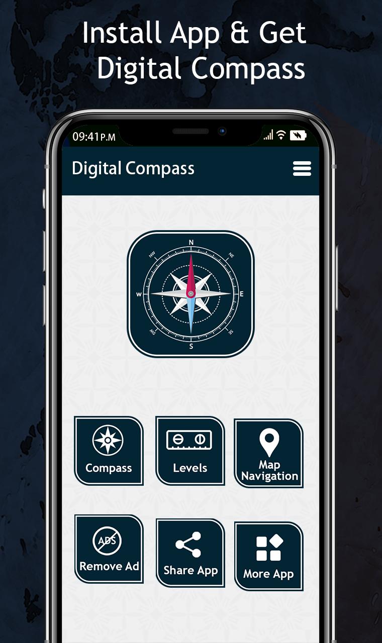 Скачать Цифровой компас и GPS-компас APK для Android - Последняя Версия