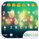Color Halo Emoji Keyboard Skin APK