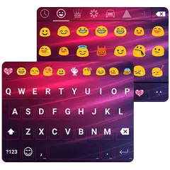 Color 9 Emoji Keyboard Theme