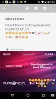 Color 9 Emoji Keyboard Ekran Görüntüsü 3