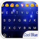 Cool Blue Love Emoji Keyboard-APK