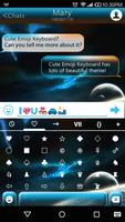 Galaxy Star Emoji Keyboard скриншот 2