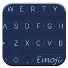 Emoji Keyboard Circle Blue biểu tượng