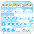 Cloud Love Emoji Keyboard Skin APK