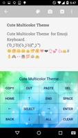 Cute Multicolor Emoji Keyboard screenshot 2
