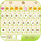 Cute Green Emoji Keyboard ícone