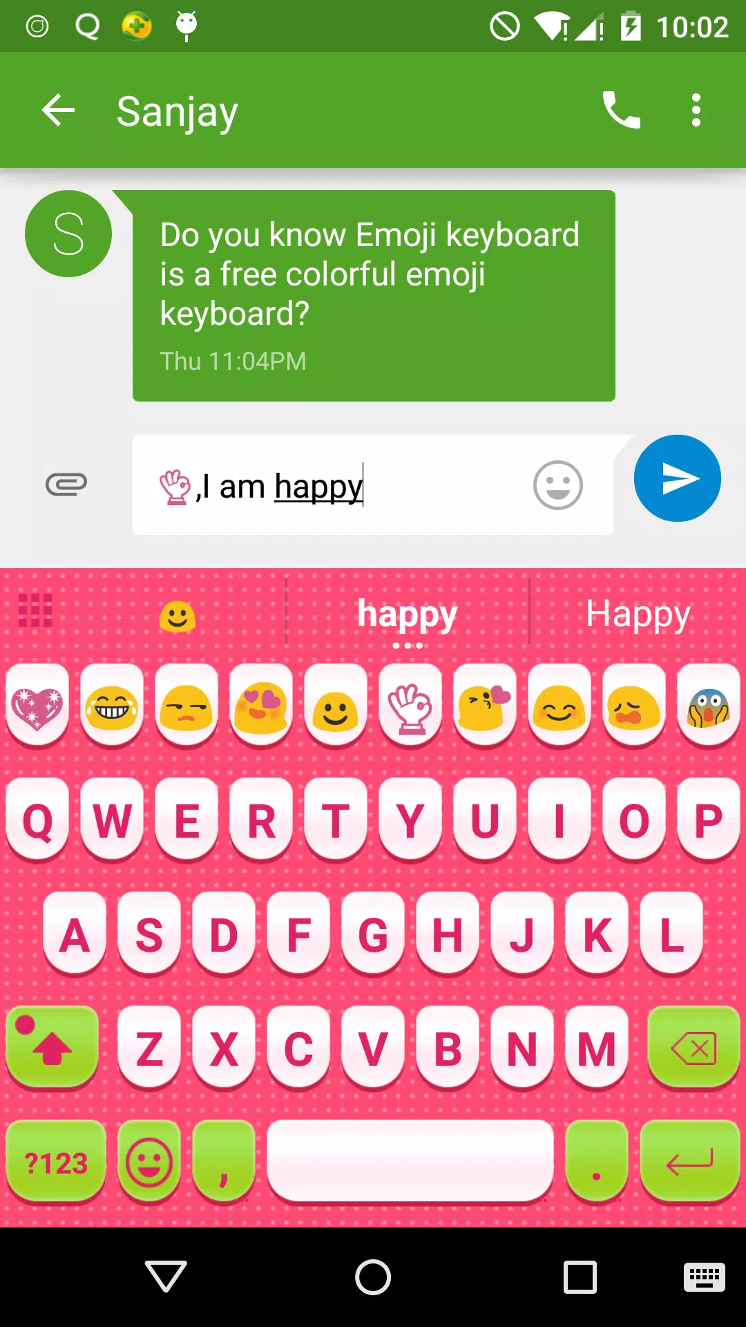 Cute Pink Emoji Keyboard Theme APK for Android Download