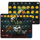 Cute Zombie Emoji Keyboard Theme APK