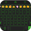 Green Neon Emoji Keyboard Skin