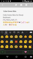 Green Neon Emoji Keyboard Skin screenshot 1