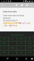 Green Neon Emoji Keyboard Skin capture d'écran 2
