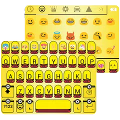 Banana Emoji Keyboard Theme Wallpaper APK Herunterladen