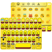 Banana Emoji Keyboard Theme Wallpaper