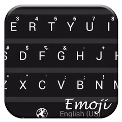 Скачать BarFlat Dark Emoji клавиатура APK