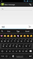 BarFlat Dark Emoji bàn phím ảnh chụp màn hình 1
